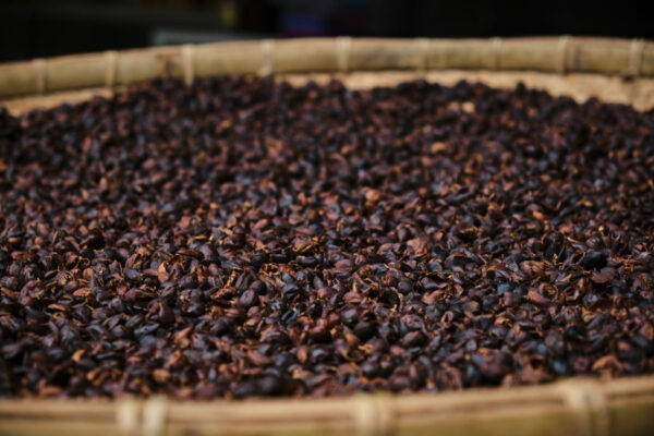 Dried coffee skin